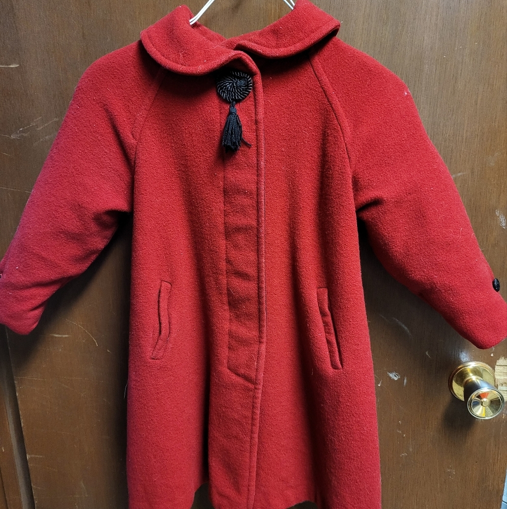 Girls winter dress coat